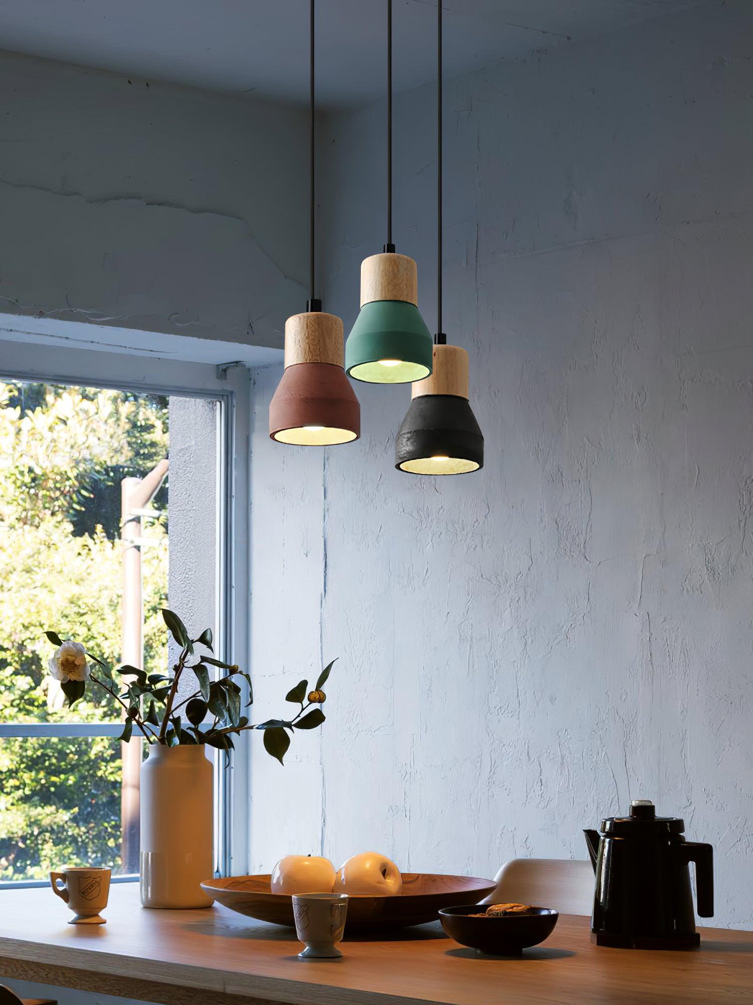 Concretis Lampe Pendante Industrielle en Ciment - Neutralighting