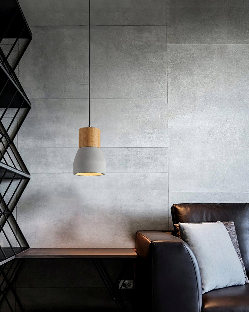Concretis Lampe Pendante Industrielle en Ciment - Neutralighting