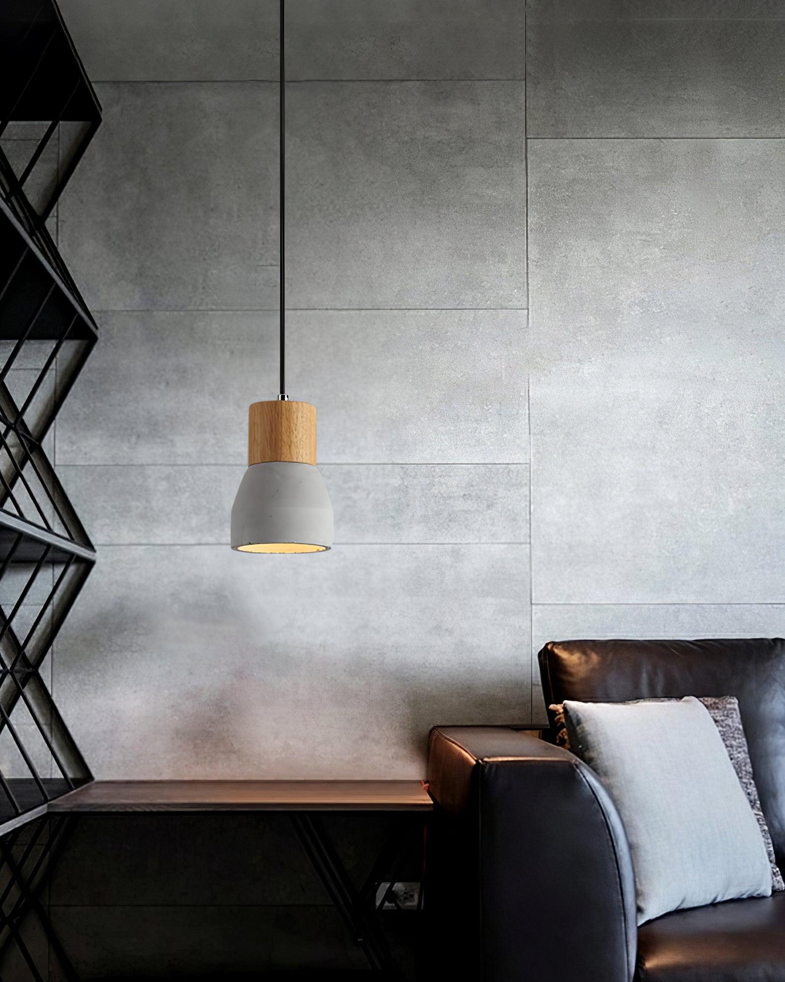 Concretis Lampe Pendante Industrielle en Ciment - Neutralighting