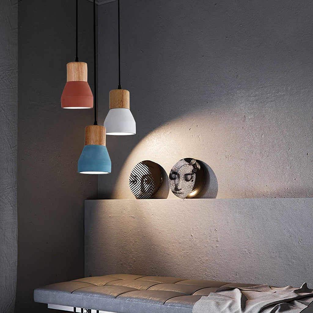 Concretis Lampe Pendante Industrielle en Ciment - Neutralighting