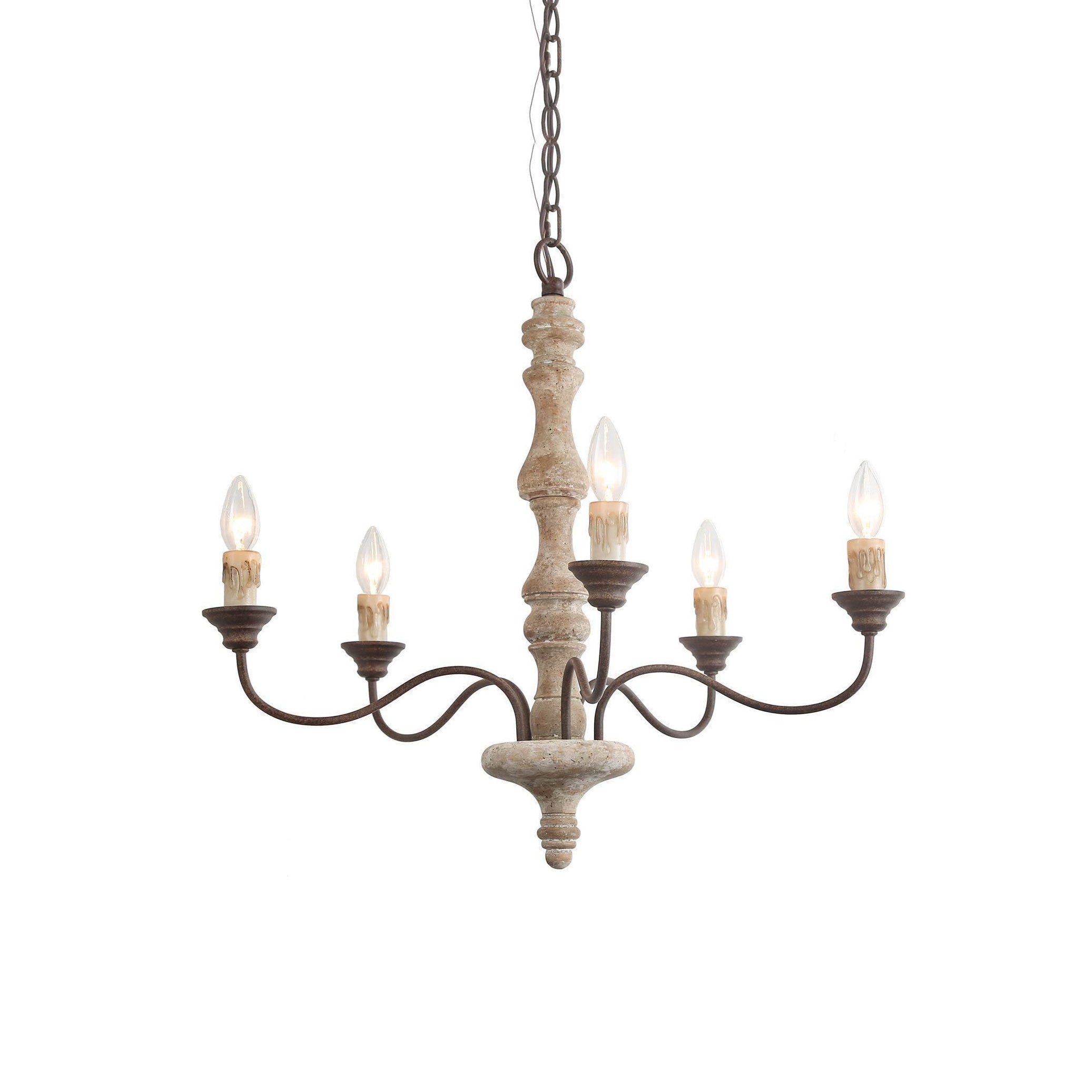 Fljotuvyi Chandelier en Bois et Métal Créativité Individuelle - Neutralighting