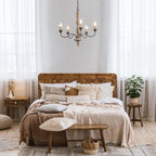 Fljotuvyi Chandelier en Bois et Métal Créativité Individuelle - Neutralighting