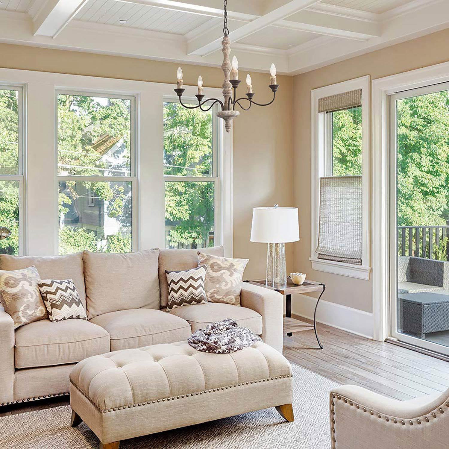 Fljotuvyi Chandelier en Bois et Métal Créativité Individuelle - Neutralighting