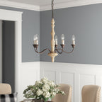 Fljotuvyi Chandelier en Bois et Métal Créativité Individuelle - Neutralighting