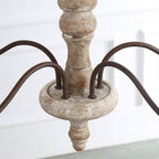 Fljotuvyi Chandelier en Bois et Métal Créativité Individuelle - Neutralighting