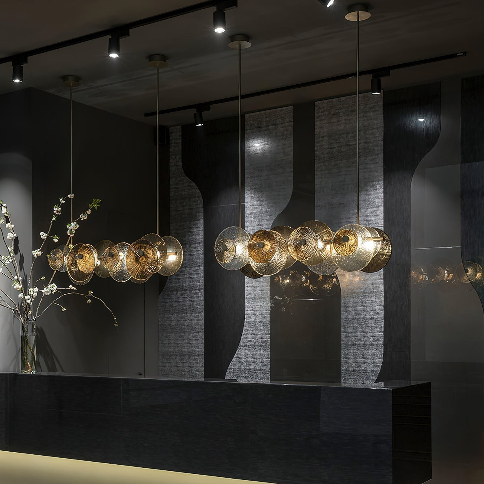 Himinuvyn Chandelier en Métal et Cristal Nordique Moderne - Neutralighting