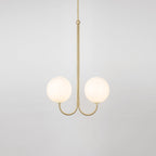 Mirelent Suspension Élégante en Laiton et Verre - Neutralighting