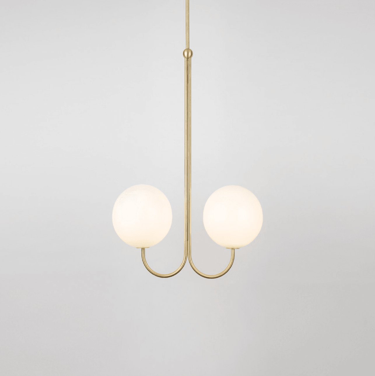 Mirelent Suspension Élégante en Laiton et Verre - Neutralighting