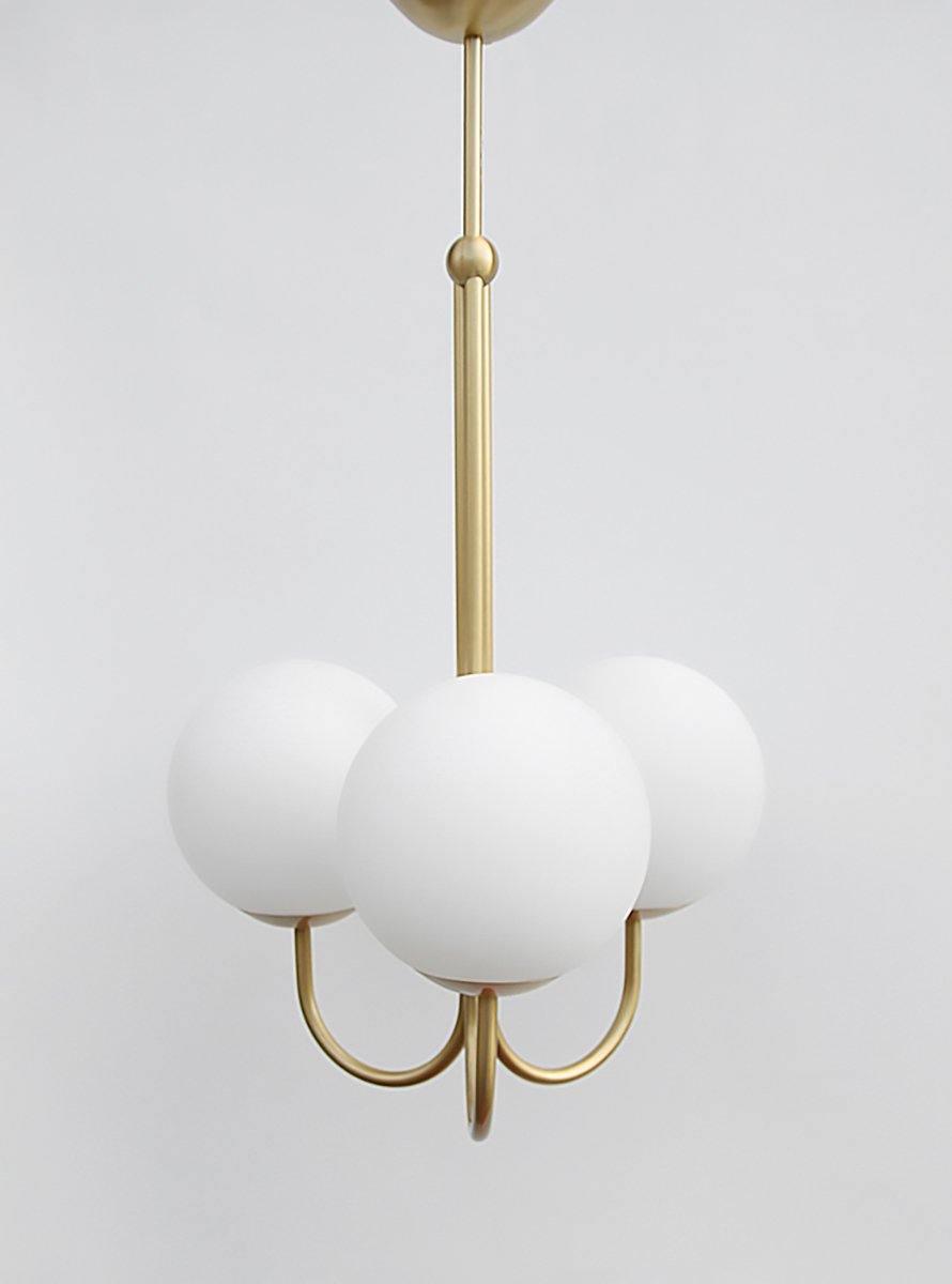 Mirelent Suspension Élégante en Laiton et Verre - Neutralighting