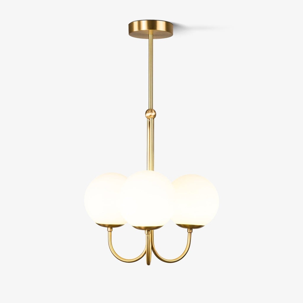 Mirelent Suspension Élégante en Laiton et Verre - Neutralighting
