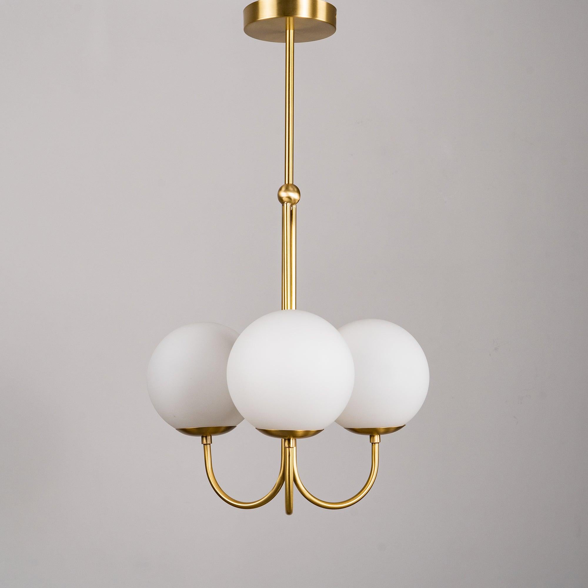 Mirelent Suspension Élégante en Laiton et Verre - Neutralighting