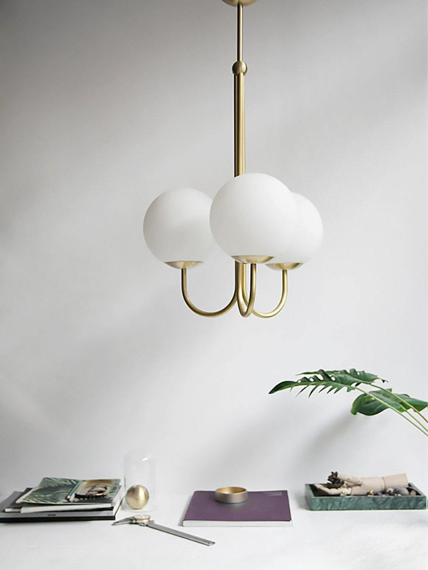 Mirelent Suspension Élégante en Laiton et Verre - Neutralighting