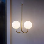 Mirelent Suspension Élégante en Laiton et Verre - Neutralighting