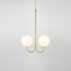 Mirelent Suspension Élégante en Laiton et Verre - Neutralighting