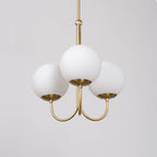 Mirelent Suspension Élégante en Laiton et Verre - Neutralighting