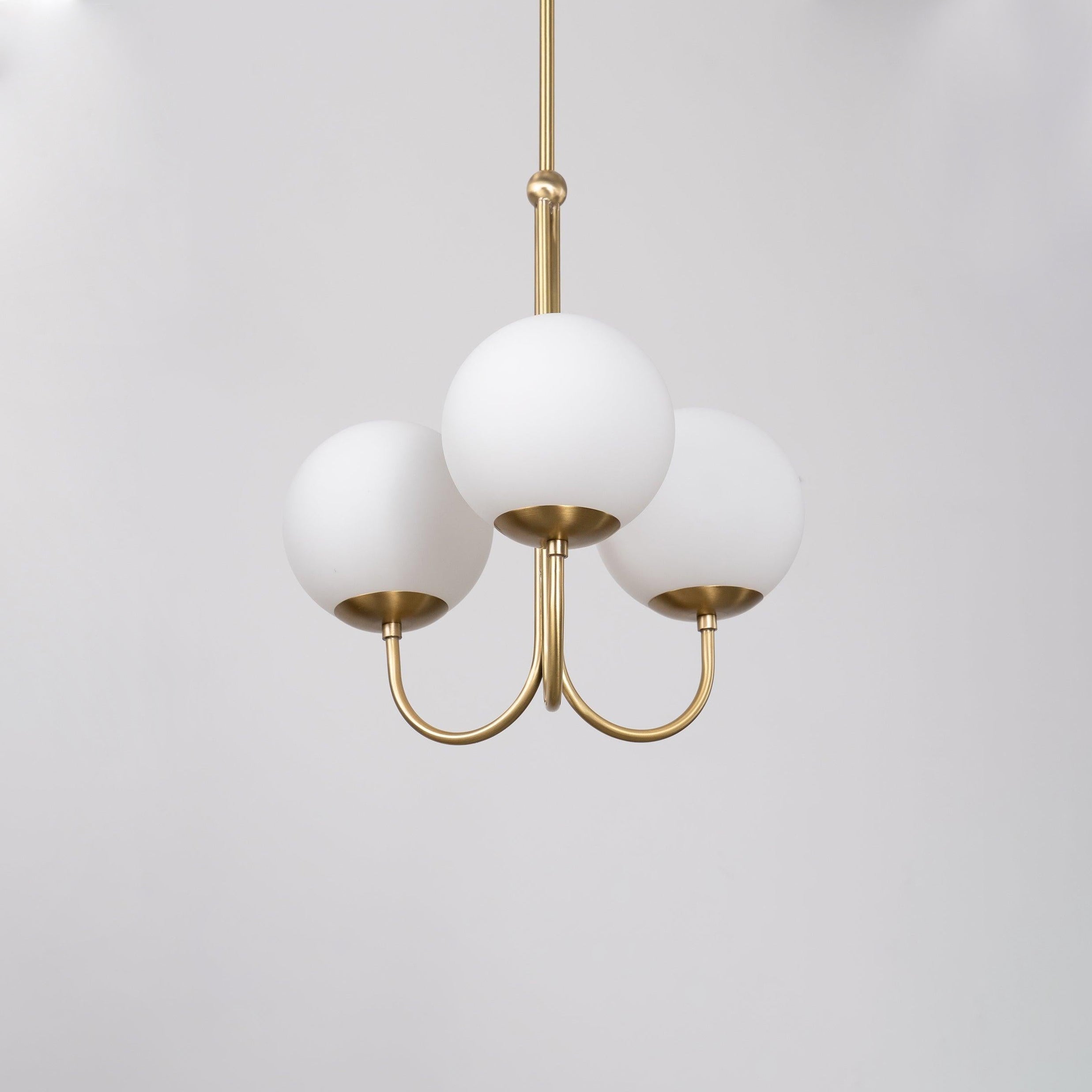 Mirelent Suspension Élégante en Laiton et Verre - Neutralighting