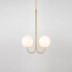 Mirelent Suspension Élégante en Laiton et Verre - Neutralighting