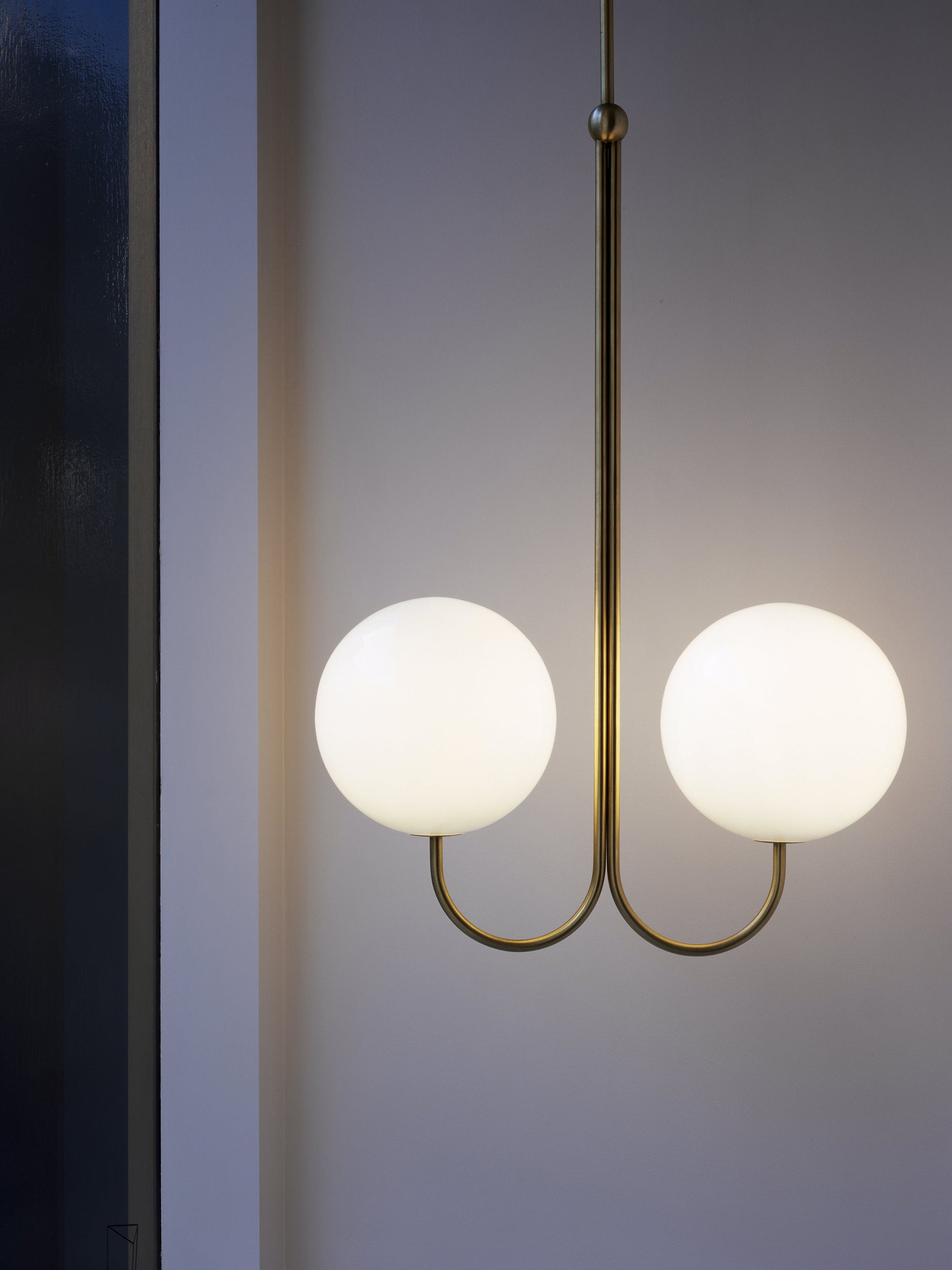 Mirelent Suspension Élégante en Laiton et Verre - Neutralighting