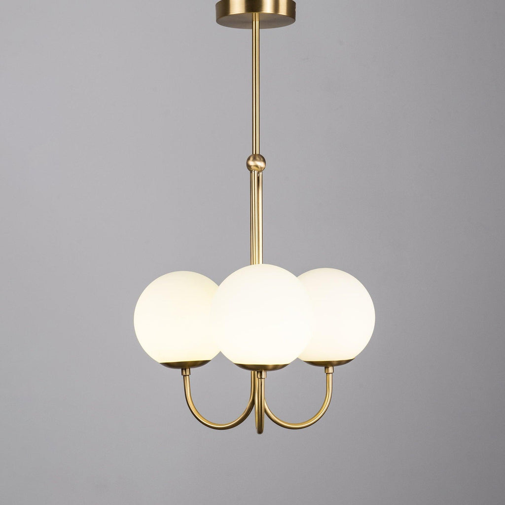 Mirelent Suspension Élégante en Laiton et Verre - Neutralighting