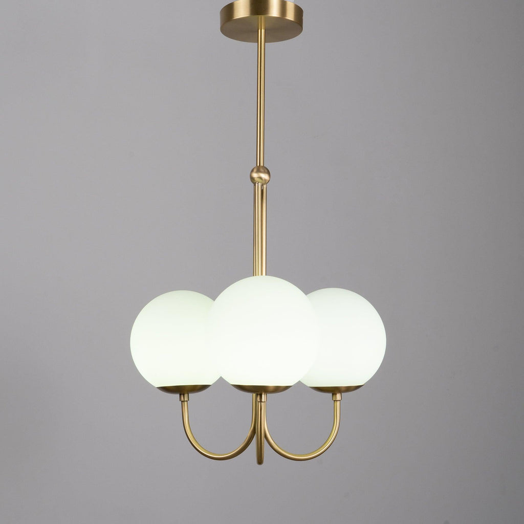 Mirelent Suspension Élégante en Laiton et Verre - Neutralighting