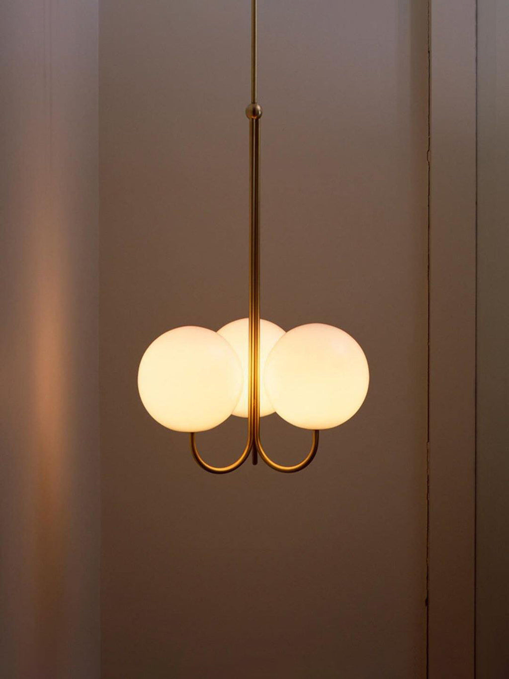 Mirelent Suspension Élégante en Laiton et Verre - Neutralighting