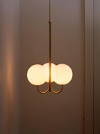 Mirelent Suspension Élégante en Laiton et Verre - Neutralighting