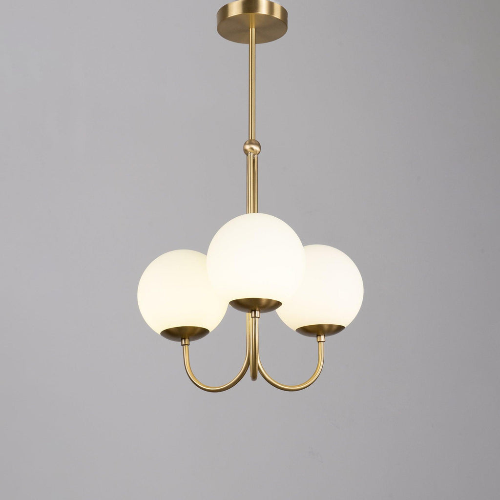 Mirelent Suspension Élégante en Laiton et Verre - Neutralighting