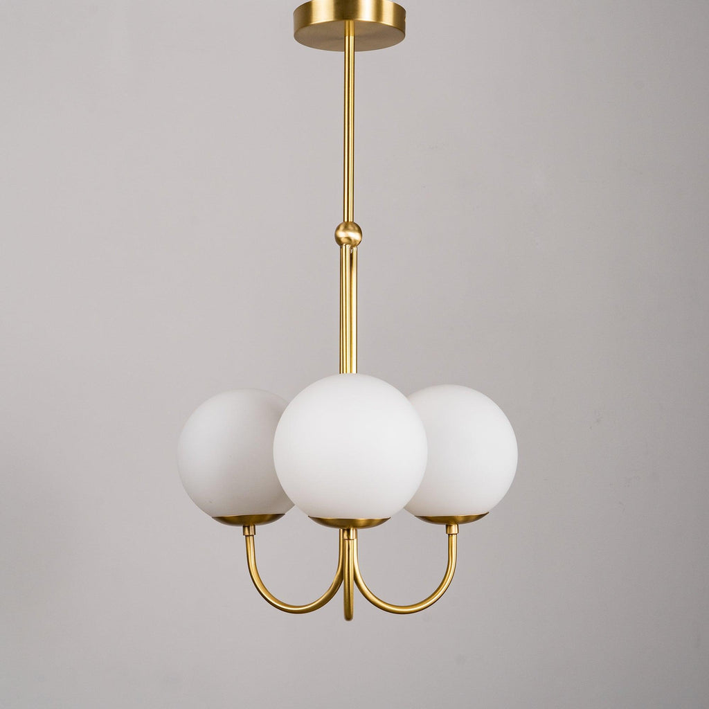 Mirelent Suspension Élégante en Laiton et Verre - Neutralighting