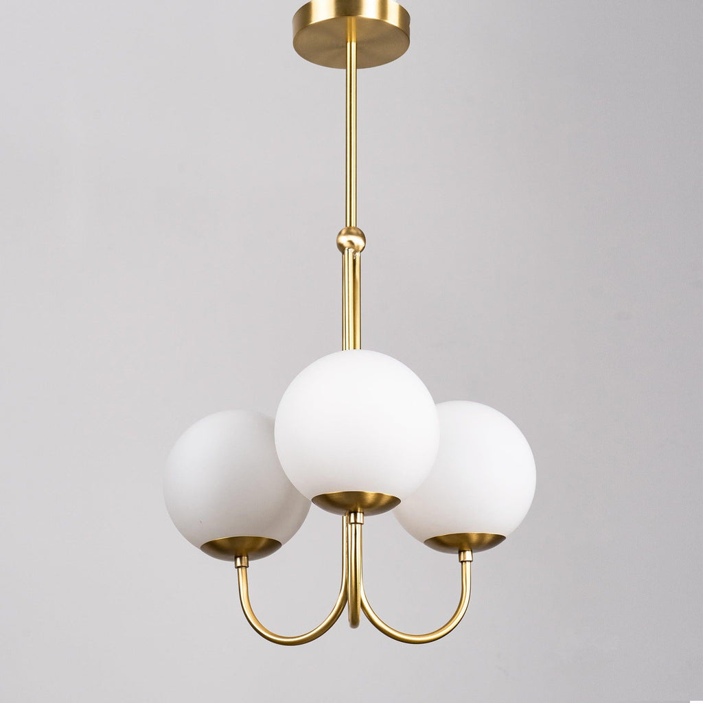 Mirelent Suspension Élégante en Laiton et Verre - Neutralighting
