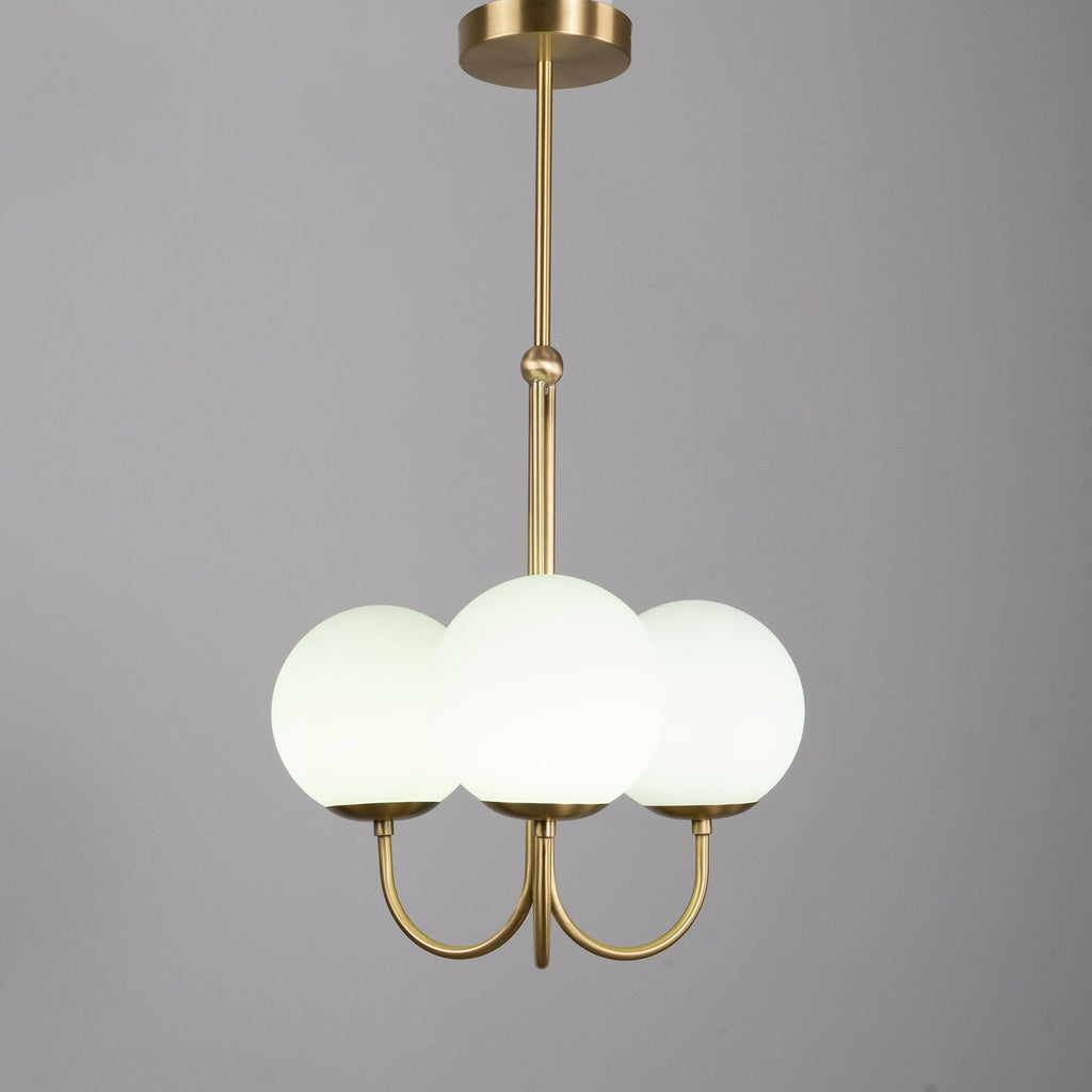 Mirelent Suspension Élégante en Laiton et Verre - Neutralighting