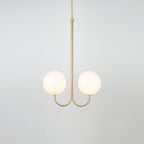 Mirelent Suspension Élégante en Laiton et Verre - Neutralighting
