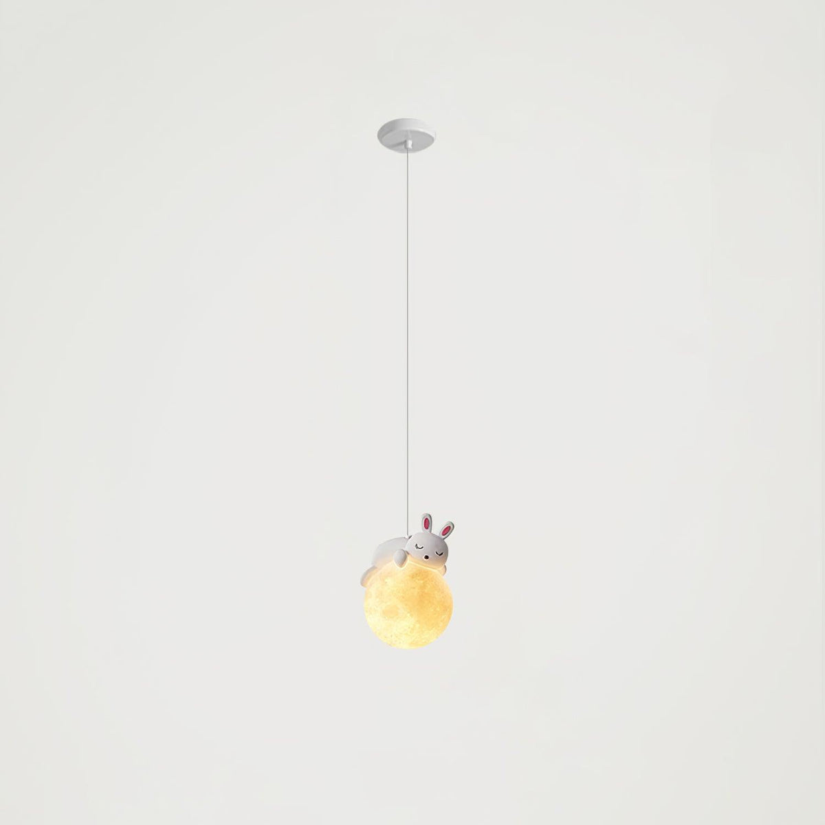 Lustra Suspension Lampe Ours Lune pour Chambre d'Enfant - Neutralighting