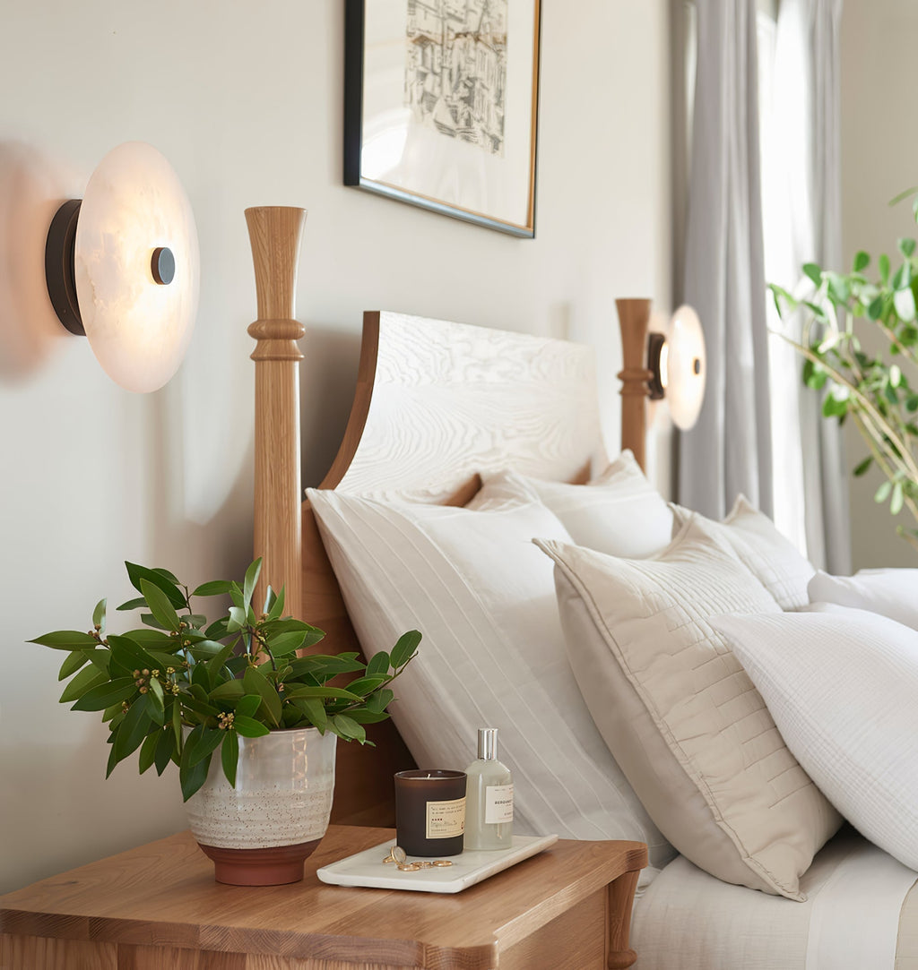 Jarnbruvyn Lampe de Plafond en Métal Laiton et Albâtre Moderne - Neutralighting