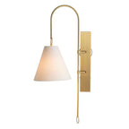 Ildvuvyi Applique Murale en Métal et Tissu Laiton Premium Moderne - Neutralighting
