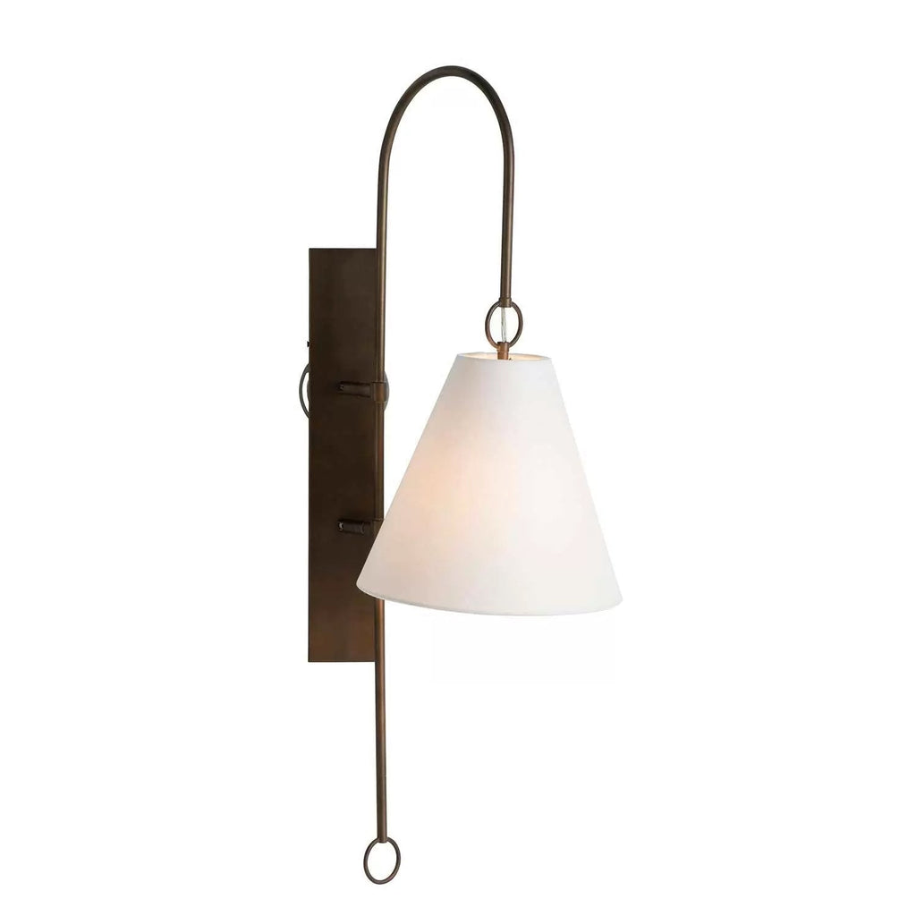 Ildvuvyi Applique Murale en Métal et Tissu Laiton Premium Moderne - Neutralighting