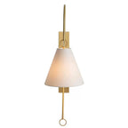 Ildvuvyi Applique Murale en Métal et Tissu Laiton Premium Moderne - Neutralighting