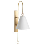 Ildvuvyi Applique Murale en Métal et Tissu Laiton Premium Moderne - Neutralighting