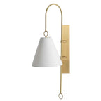 Ildvuvyi Applique Murale en Métal et Tissu Laiton Premium Moderne - Neutralighting
