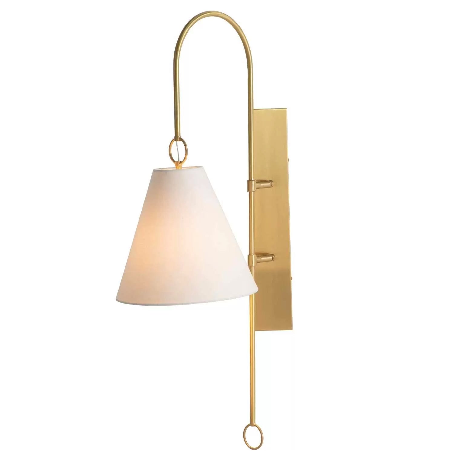 Ildvuvyi Applique Murale en Métal et Tissu Laiton Premium Moderne - Neutralighting