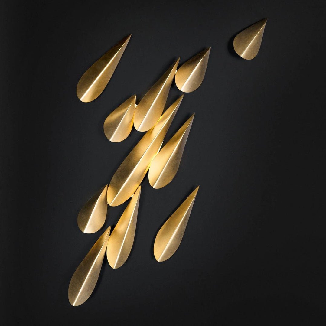 Avynis Applique Murale Abstraite Laiton - Neutralighting