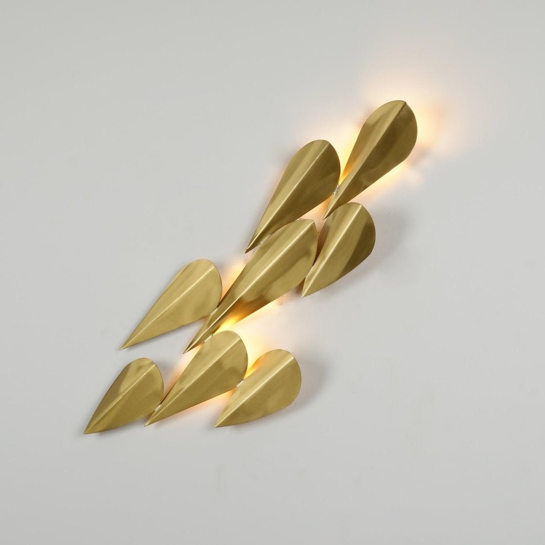 Avynis Applique Murale Abstraite Laiton - Neutralighting