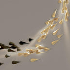 Avynis Applique Murale Abstraite Laiton - Neutralighting