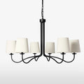 Kvennuvyn Chandelier en Métal et Tissu Moderne Minimaliste - Neutralighting