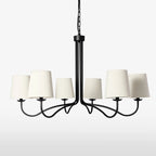 Kvennuvyn Chandelier en Métal et Tissu Moderne Minimaliste - Neutralighting