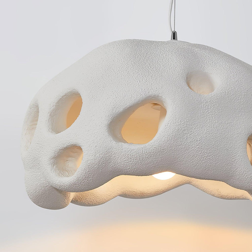 Lustra Suspension Résine Blanche pour Salon - Neutralighting