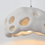 Lustra Suspension Résine Blanche pour Salon - Neutralighting