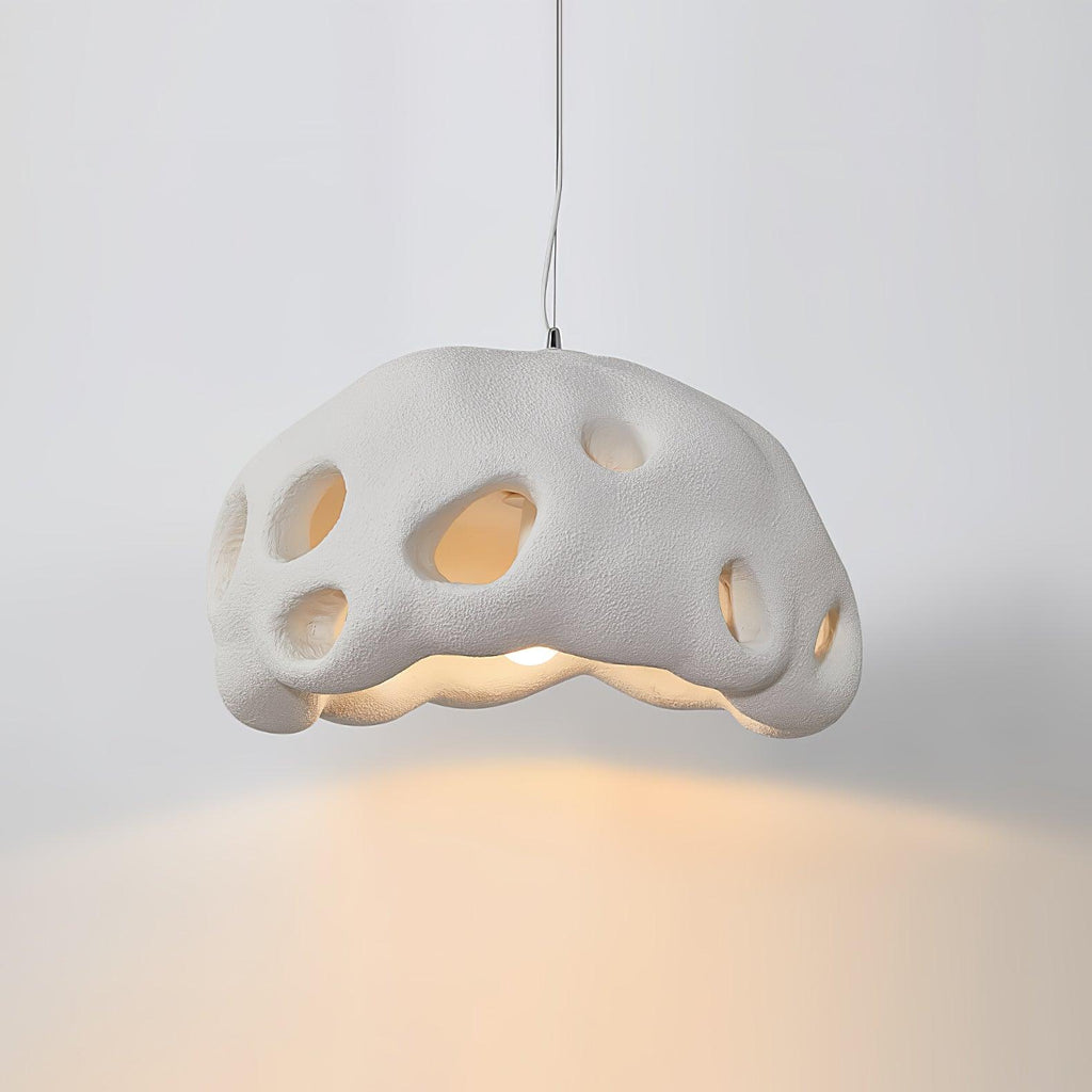 Lustra Suspension Résine Blanche pour Salon - Neutralighting