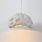 Lustra Suspension Résine Blanche pour Salon - Neutralighting
