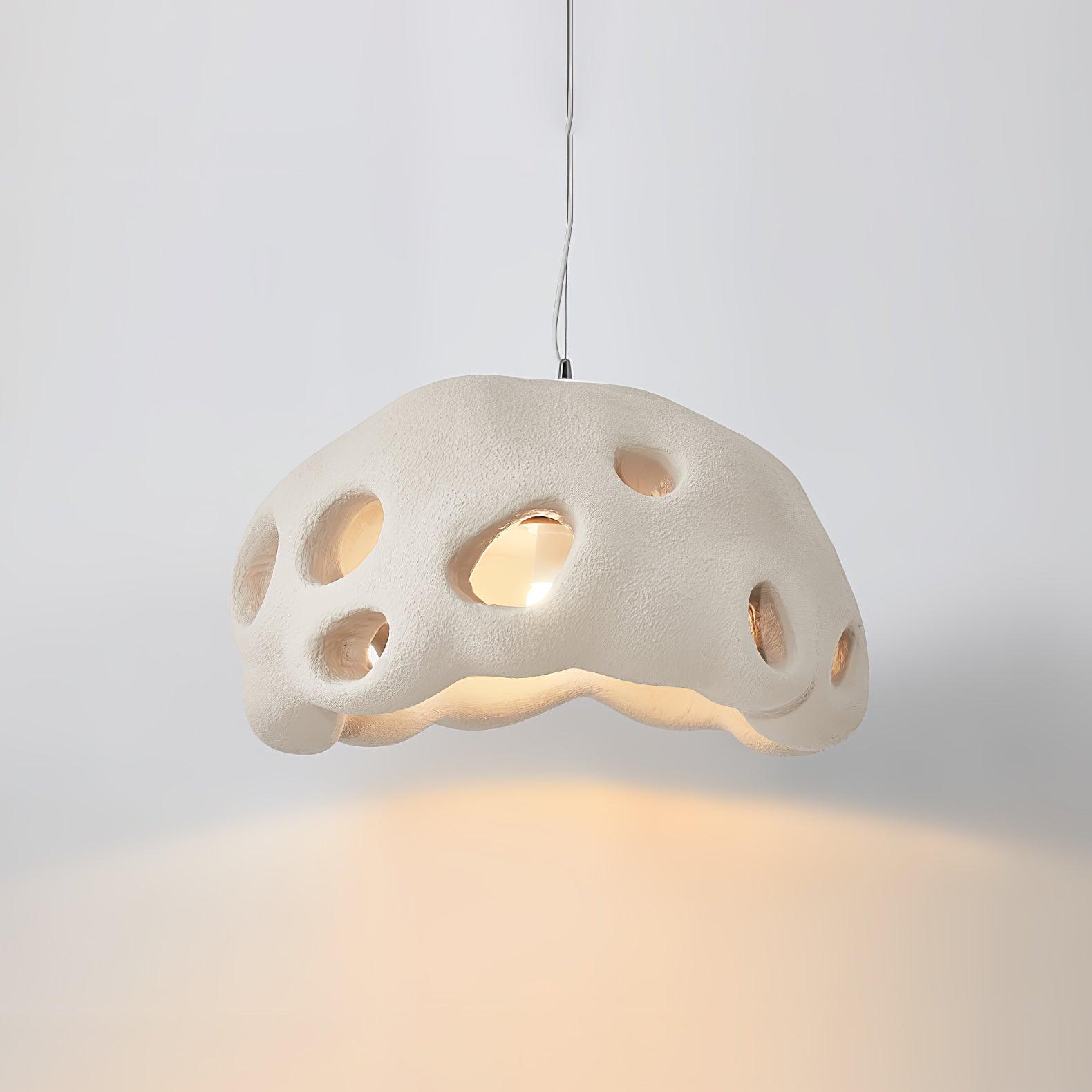 Lustra Suspension Résine Blanche pour Salon - Neutralighting