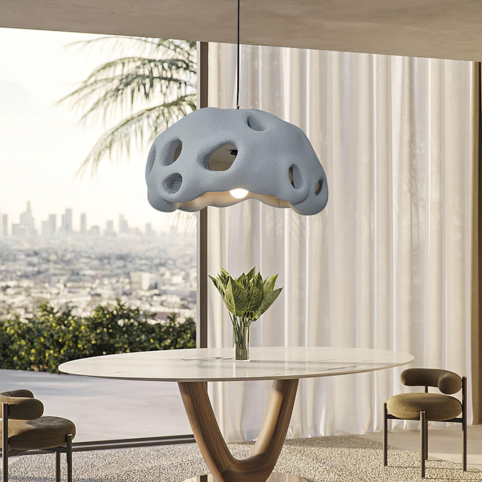 Lustra Suspension Résine Blanche pour Salon - Neutralighting